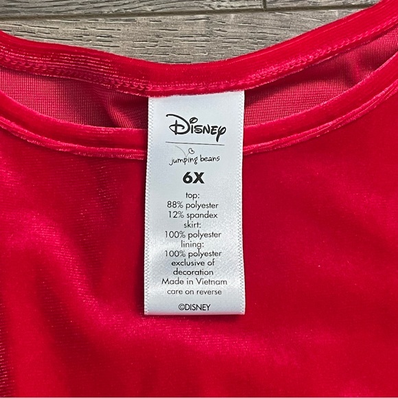 Disney Jumping Beans Minnie Mouse Polka Dot Girls 6x Dress - Picture 4 of 4